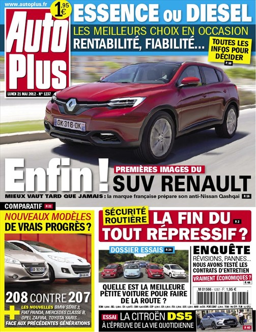 Auto Plus N°1237 du 21 au 27 Mai 2012