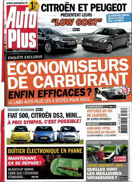 Auto Plus n°1242 du 25 juin au 01 juillet 2012