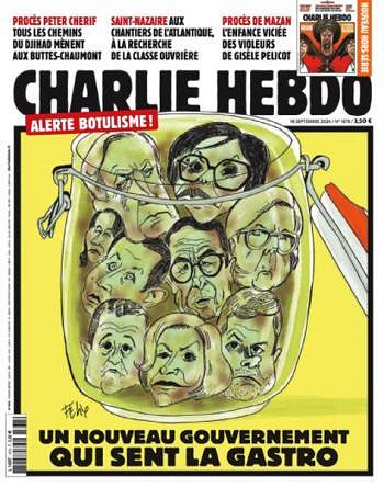 Charlie Hebdo du 18 Septembre FRENCH PDF 2024