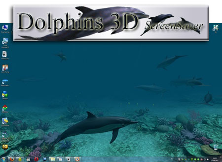 Dolphins 3D Screensaver