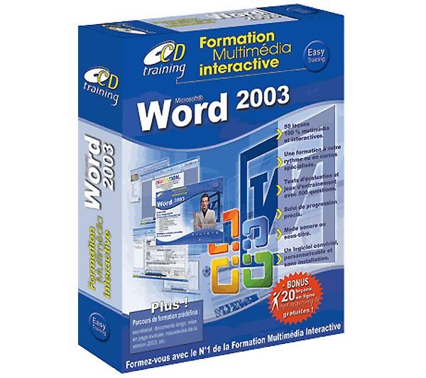 Formation Word 2003