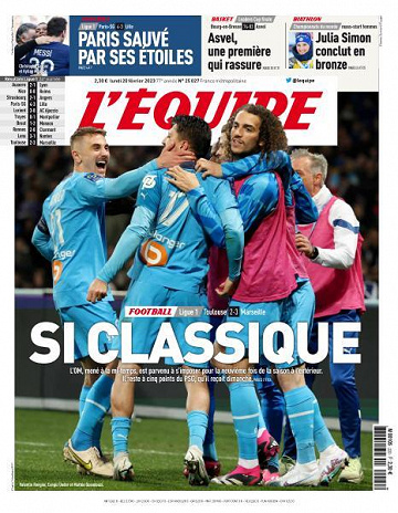 L'equipe - 20 Fevrier 2023