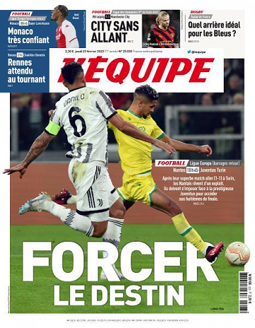 L'equipe - 23 Fevrier 2023