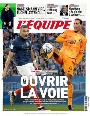 L'equipe - 24 Mars 2023