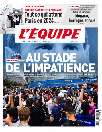 L’equipe du 10 Aout 2021