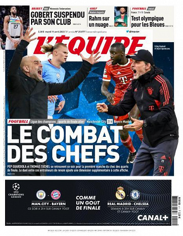 L'equipe du 11 Avril 2023