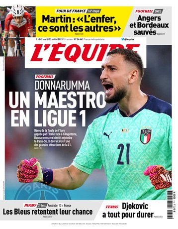 L’equipe du 13 Juillet 2021