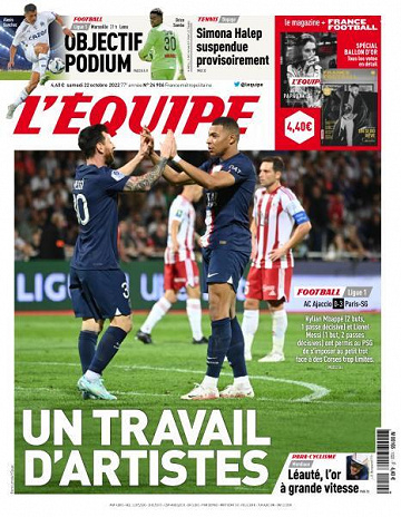 L'equipe du 22 Octobre 2022