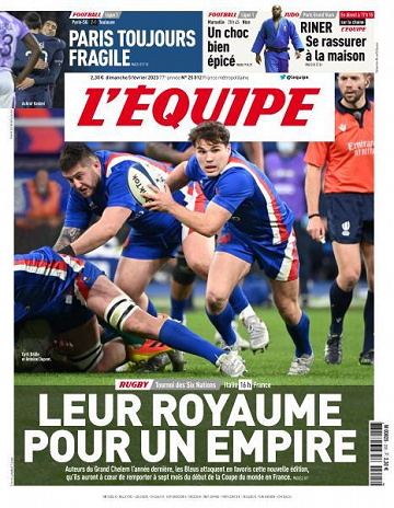 L'equipe du 5 février 2023