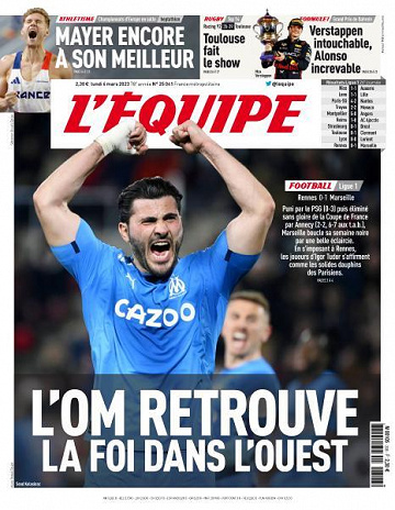 L'equipe du 6 Mars 2023