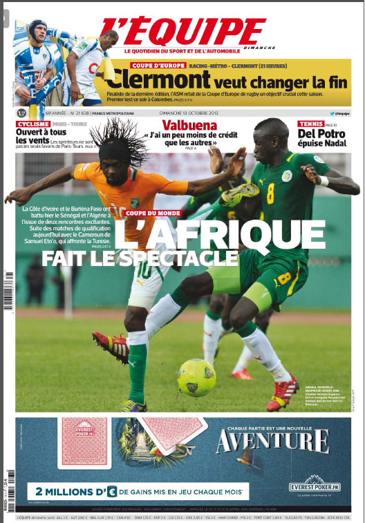 L'équipe du dimanche 13 octobre 2013 Pdf