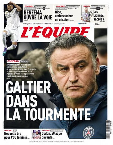 L'equipe du Jeudi 13 Avril 2023