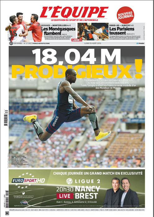 L'Equipe du lundi 19 Aout 2013 Pdf