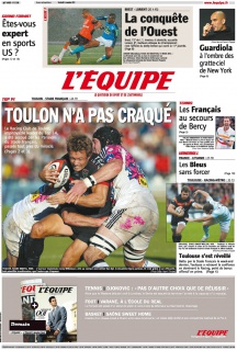 L'equipe Edition du 02 Novembre 2012