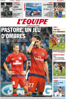 L'equipe Edition du 09 Octobre 2012