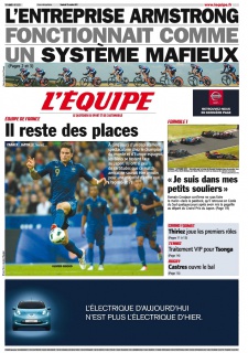 L'equipe Edition du 12 Octobre 2012