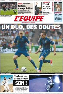 L'equipe Edition du 15 Octobre 2012