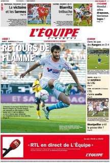 L'equipe Edition du 16 Septembre 2012