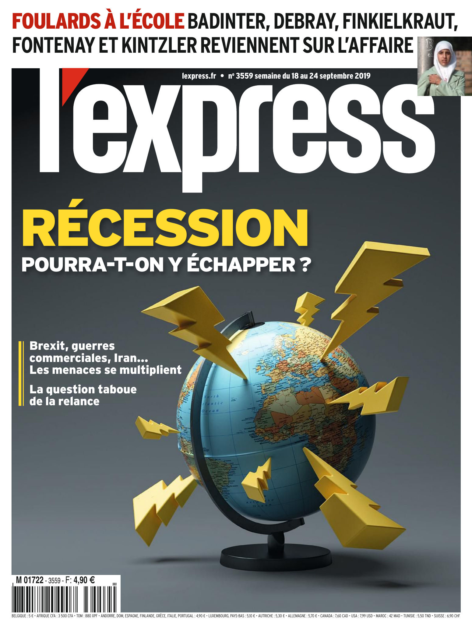 L’Express N°3559 - 18 au 24 Septembre 2019