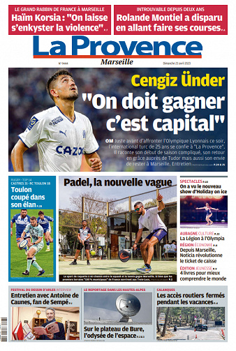 La Provence Marseille - Dimanche 23 Avril 2023