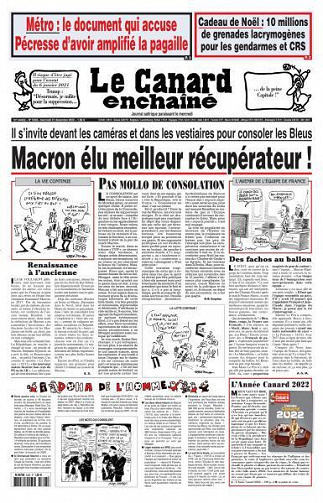 Le Canard Enchaîné - 21 Décembre 2022