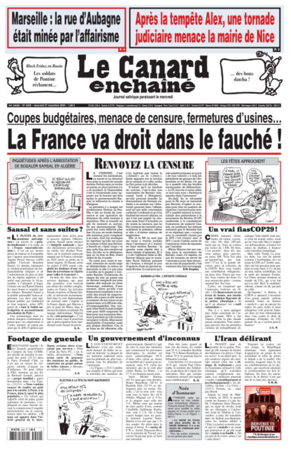 Le Canard Enchaîné du 17 Mai 2023