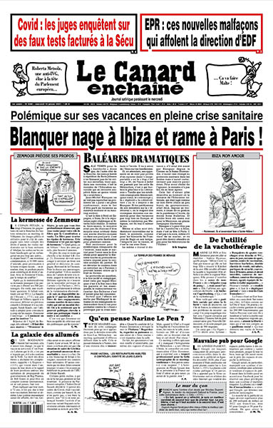 Le Canard enchaîné 19 Janvier 2021