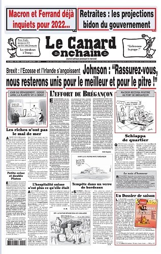 le canard enchaînée N° 5152