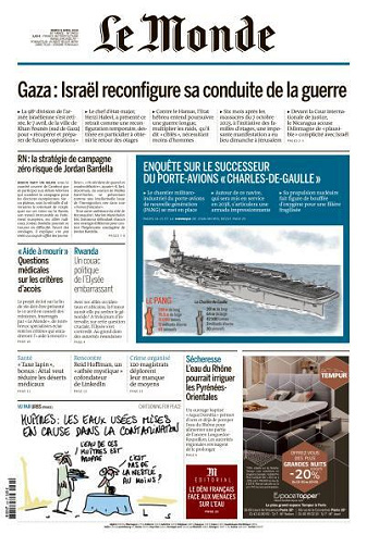 Le Monde du 09 Avril FRENCH PDF 2024