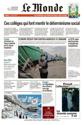 Le Monde du 21 Mars FRENCH Aucun 2024