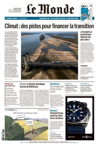 Le Monde du 23 Mai 2023