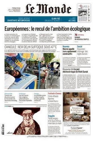 Le Monde du 24 Mai FRENCH PDF 2024