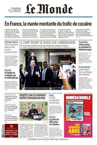 Le Monde du 31 Décembre FRENCH PDF 2024