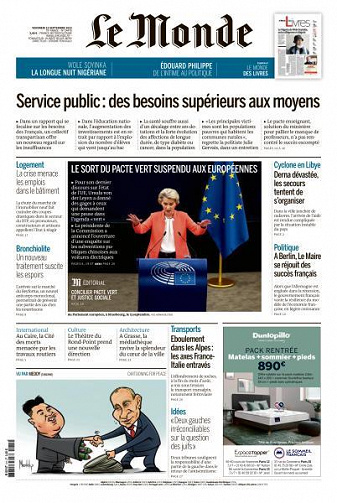 Le Monde du Vendredi 15 Septembre 2023