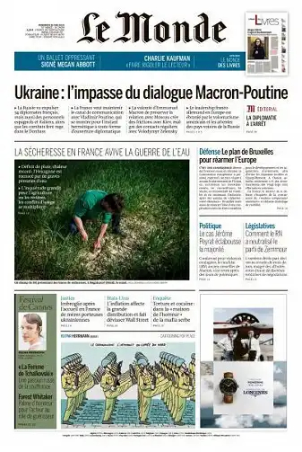 Le Monde du Vendredi 20 Mai 2022