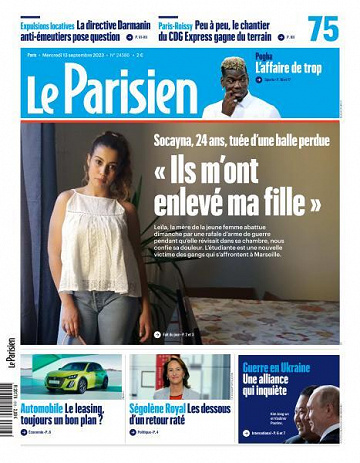 Le Parisien - 13 Septembre 2023