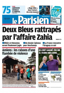 Le Parisien + Cahier de Paris du 15 Août 2012