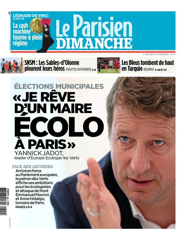 Le Parisien du 10 Juin 2019