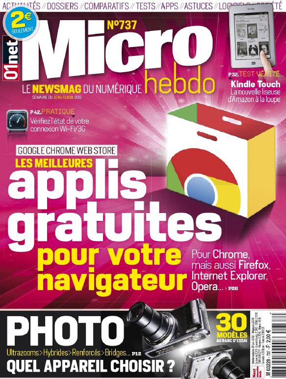 Micro Hebdo N°737 du 7 au 13 Juin 2012