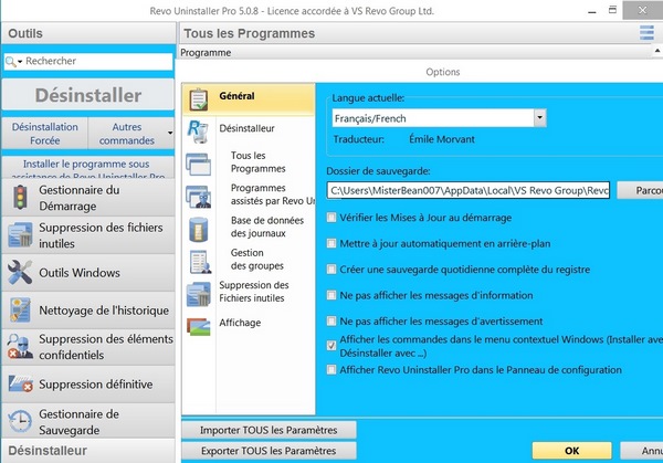 Revo Uninstaller Pro 5.0.8 Portable Win x64 Multi Préactivé