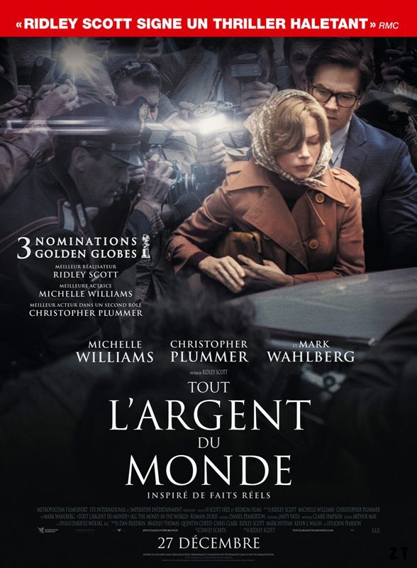 Tout l'argent du monde FRENCH BluRay 720p 2018