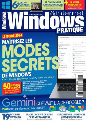 Windows & Internet Pratique - Juin-Juillet FRENCH PDF 2024 FRENCH PDF 2024