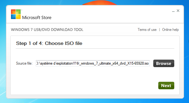 Windows7 USB/DVD Tool